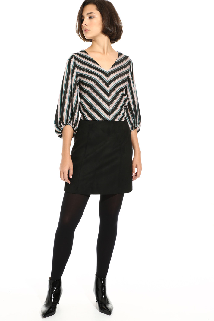 Suede-effect skirt Intrend Suede-effect skirt Intrend