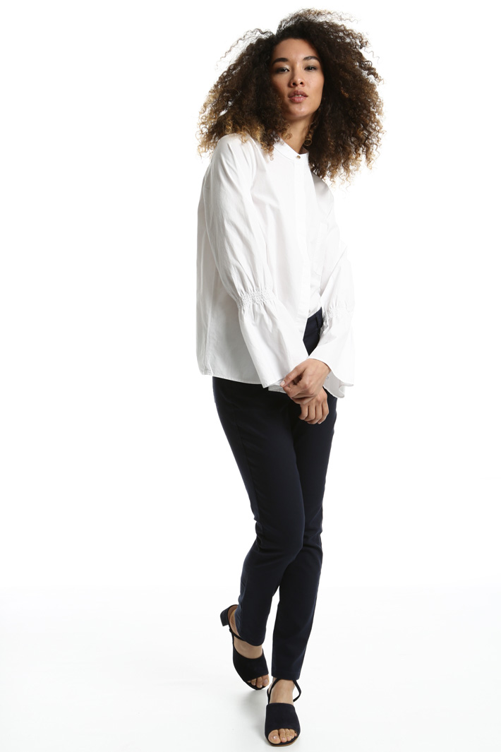 Smock detail shirt Intrend Smock detail shirt Intrend