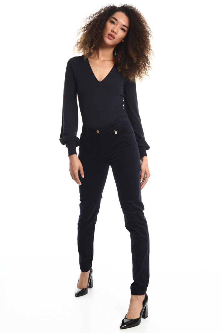 Fitted velvet trousers Intrend Fitted velvet trousers Intrend