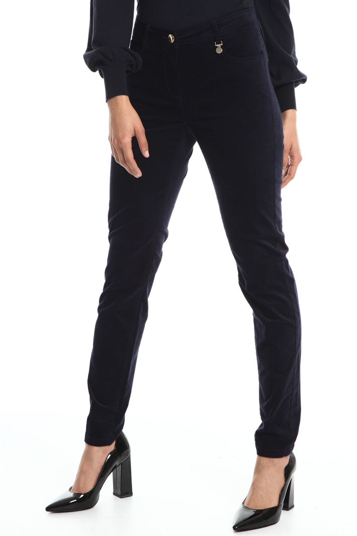 Fitted velvet trousers Intrend Fitted velvet trousers Intrend