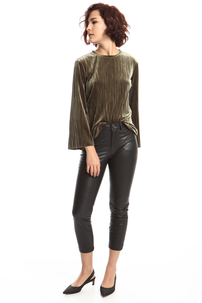 Coated skinny trousers Intrend Coated skinny trousers Intrend