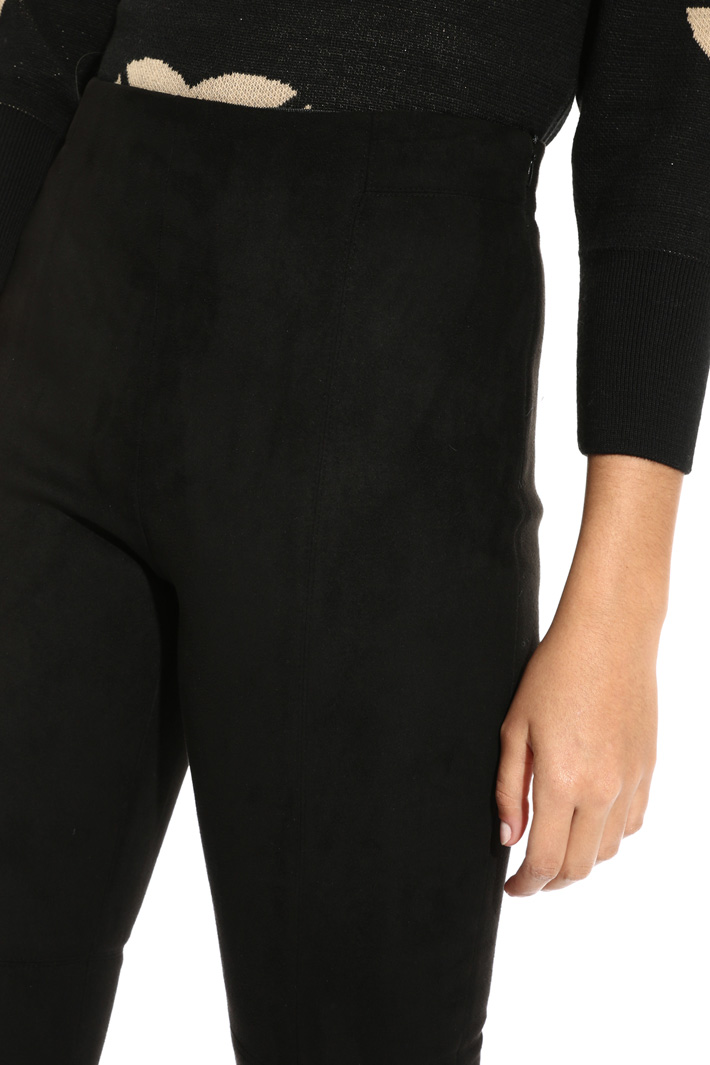 Suede-effect trousers Intrend Suede-effect trousers Intrend