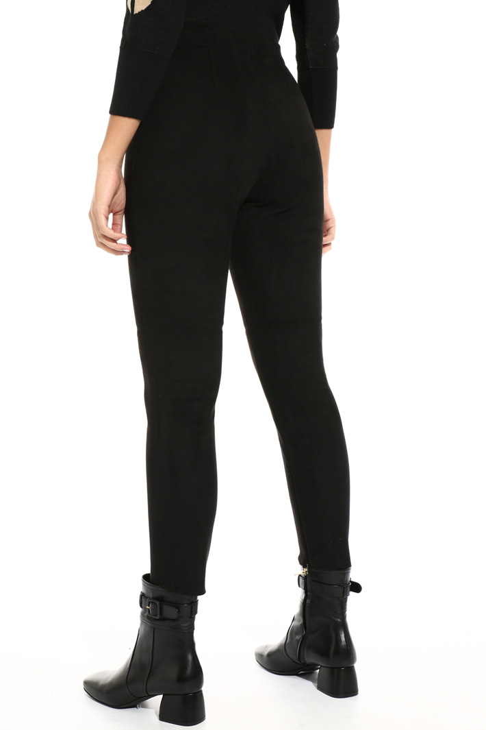Suede-effect trousers Intrend Suede-effect trousers Intrend