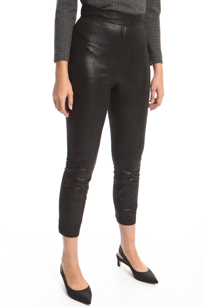 Coated skinny trousers Intrend Coated skinny trousers Intrend