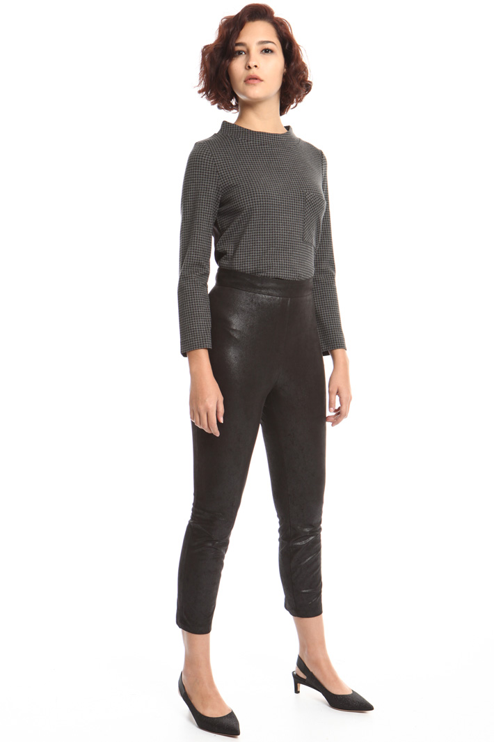 Coated skinny trousers Intrend Coated skinny trousers Intrend