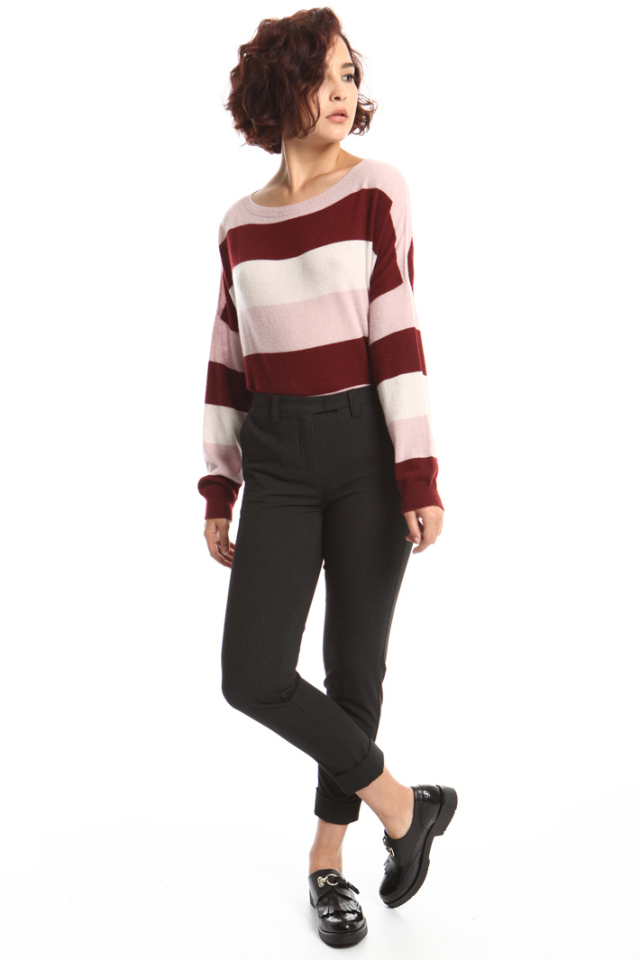Fitted yarn-dyed trousers Intrend Fitted yarn-dyed trousers Intrend