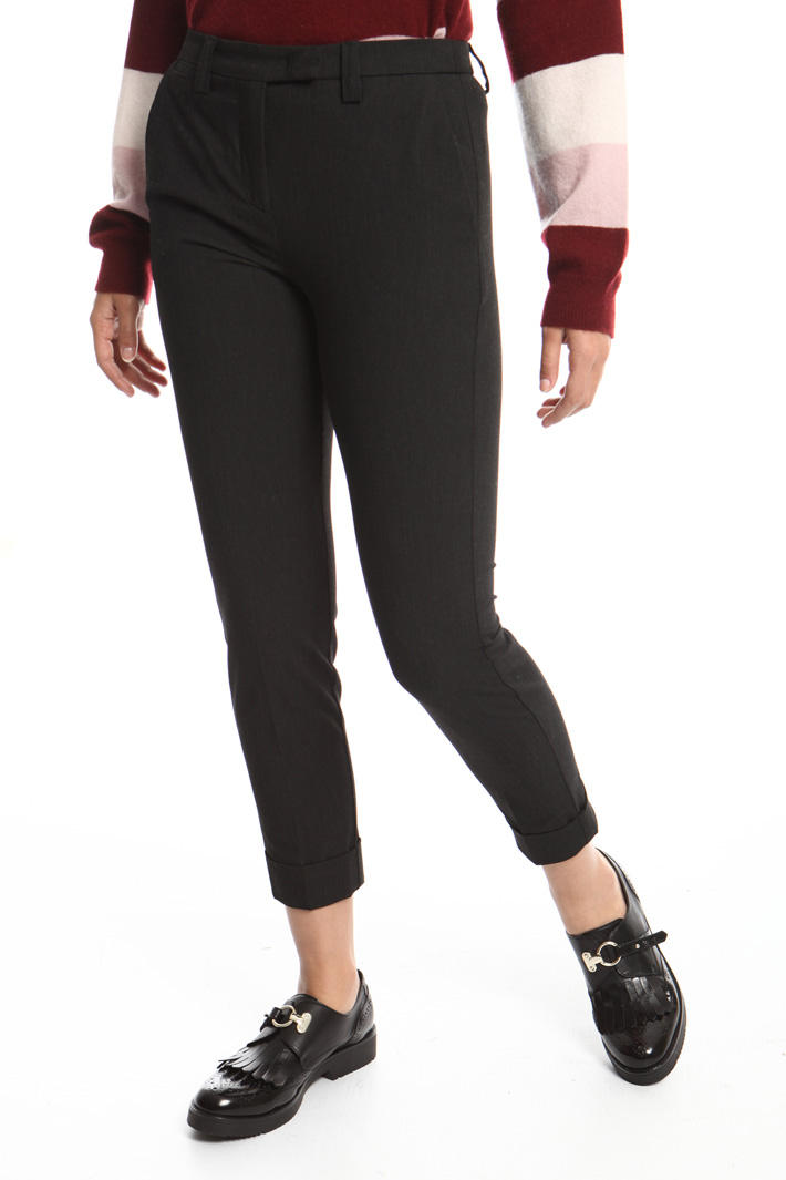 Fitted yarn-dyed trousers Intrend Fitted yarn-dyed trousers Intrend
