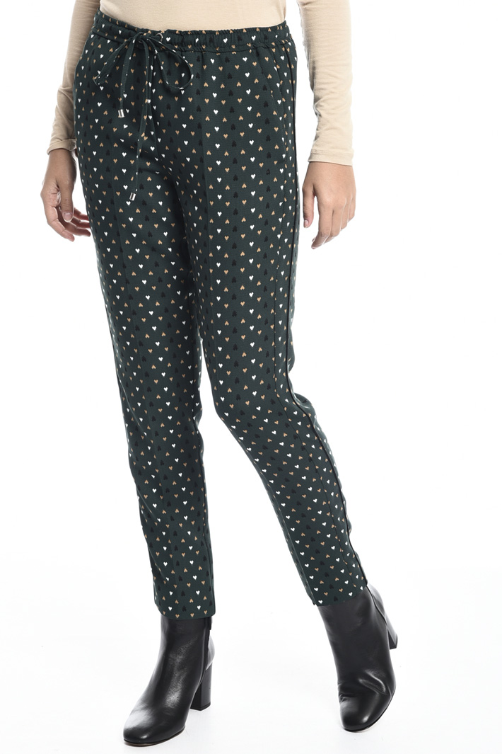 Printed crepe trousers Intrend Printed crepe trousers Intrend