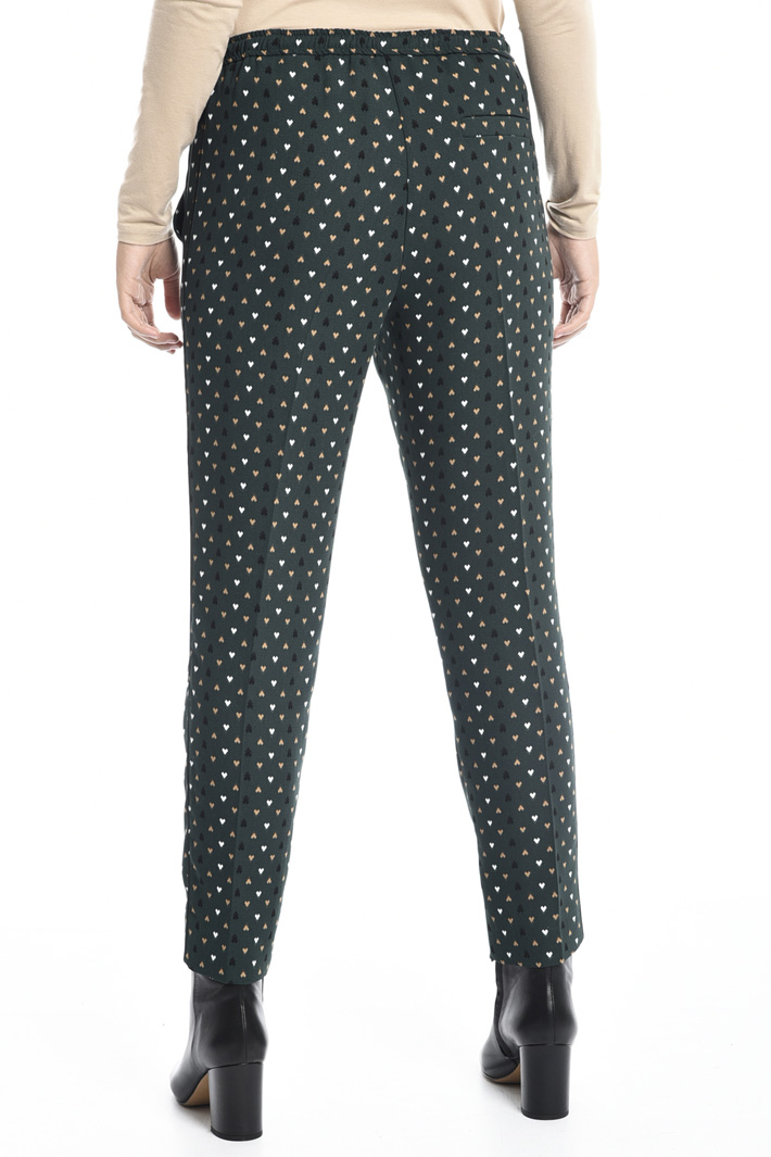 Printed crepe trousers Intrend Printed crepe trousers Intrend