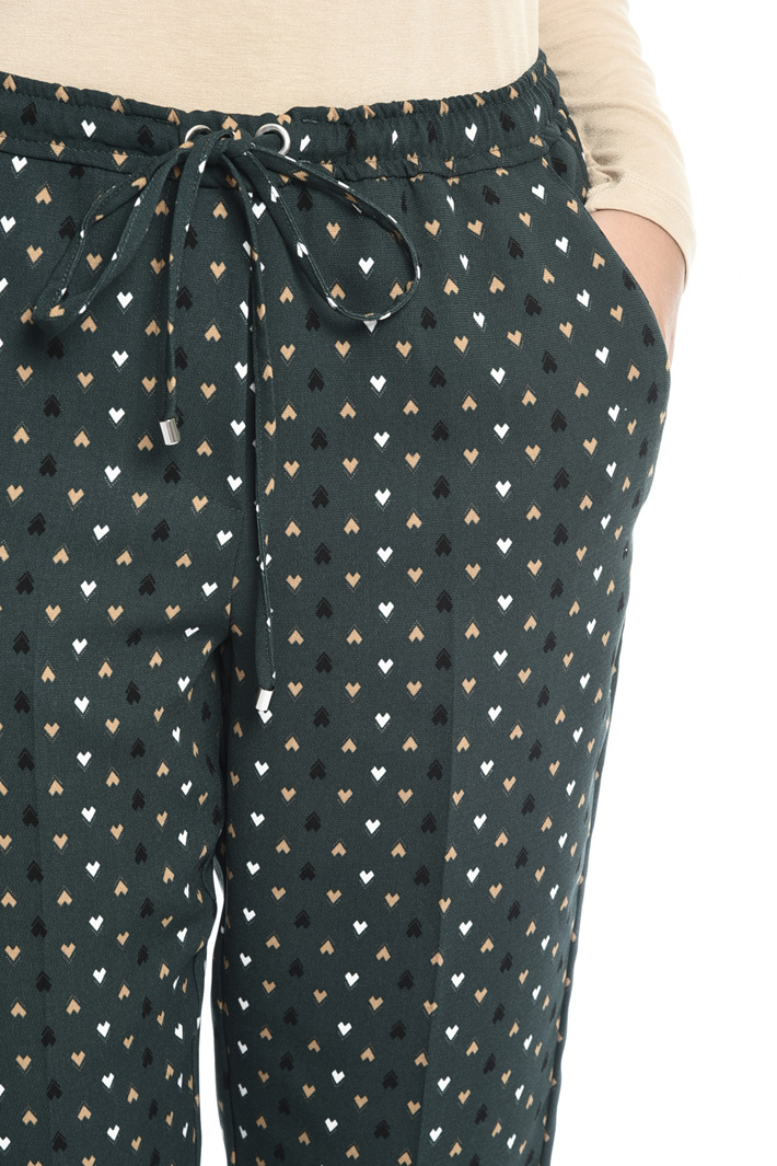Printed crepe trousers Intrend Printed crepe trousers Intrend