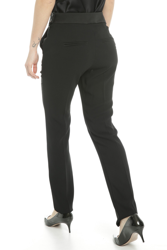 Crepe enver satin trousers Intrend Crepe enver satin trousers Intrend