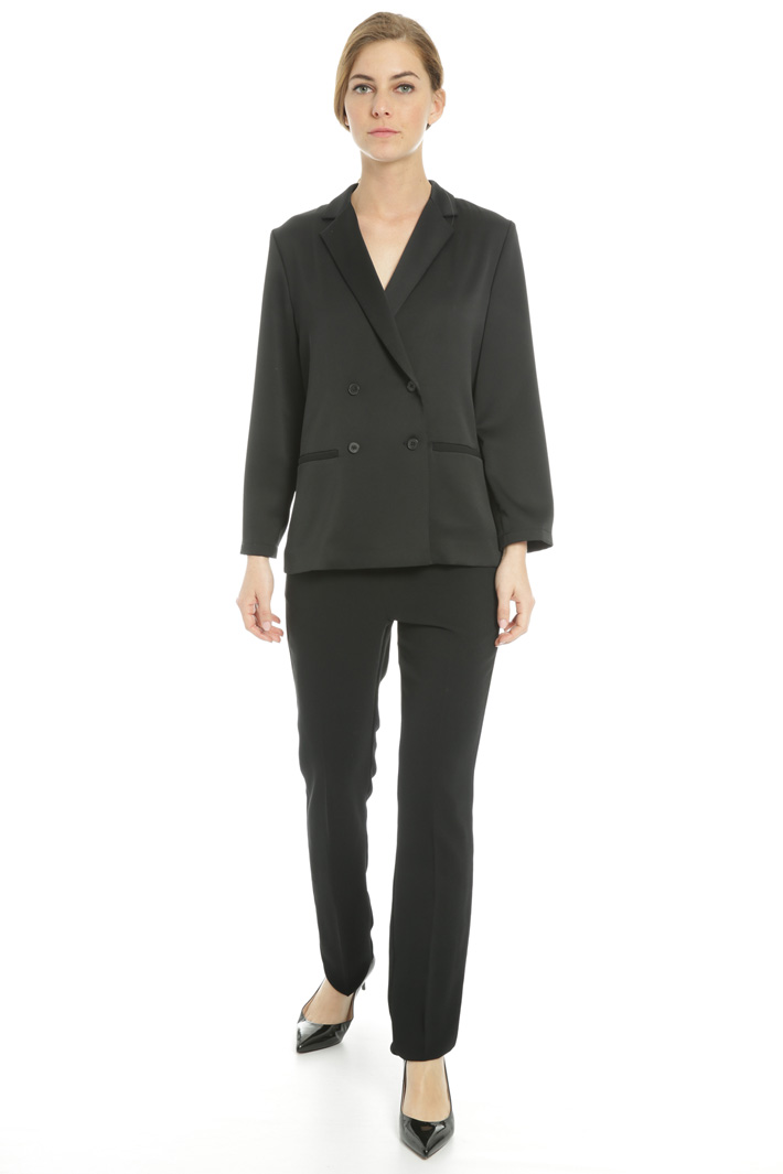 Crepe enver satin trousers Intrend Crepe enver satin trousers Intrend