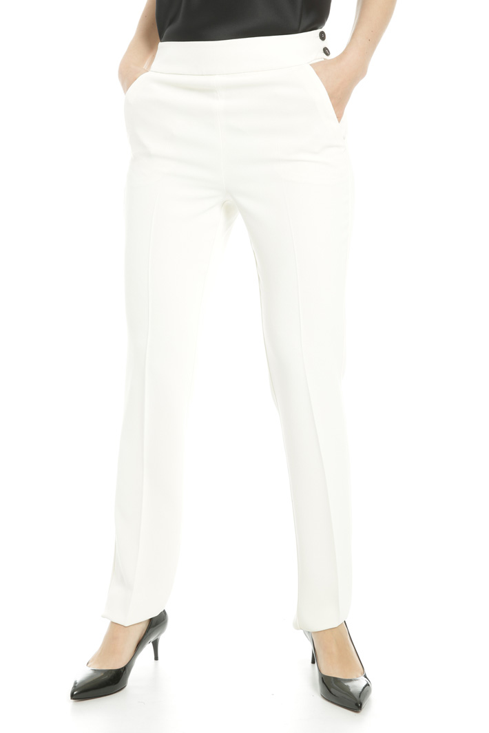 Crepe enver satin trousers Intrend Crepe enver satin trousers Intrend