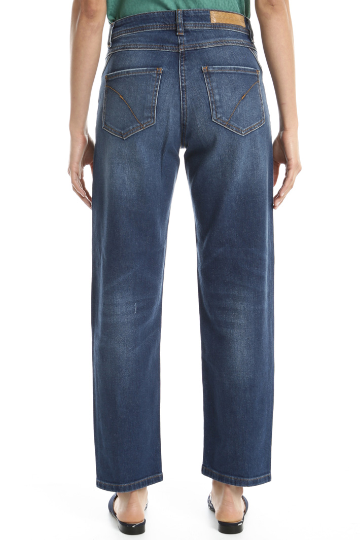 Decorative patch jeans Intrend Decorative patch jeans Intrend