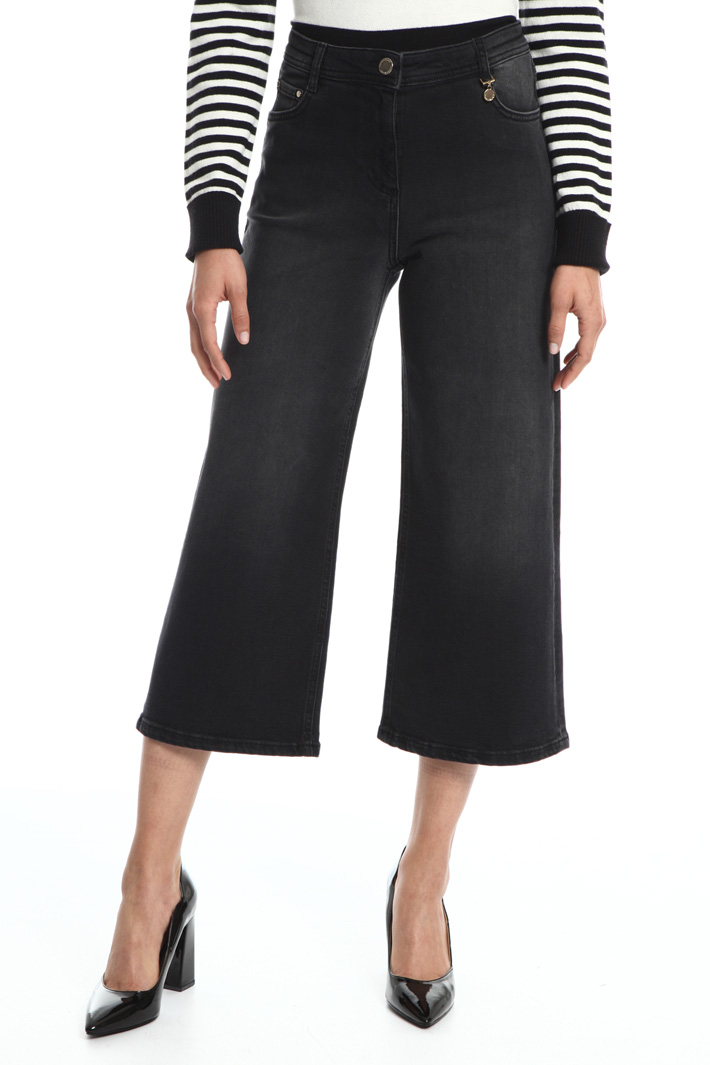 Cropped five pocket jeans Intrend Cropped five pocket jeans Intrend
