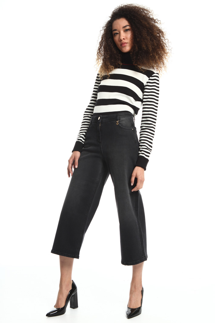 Cropped five pocket jeans Intrend Cropped five pocket jeans Intrend