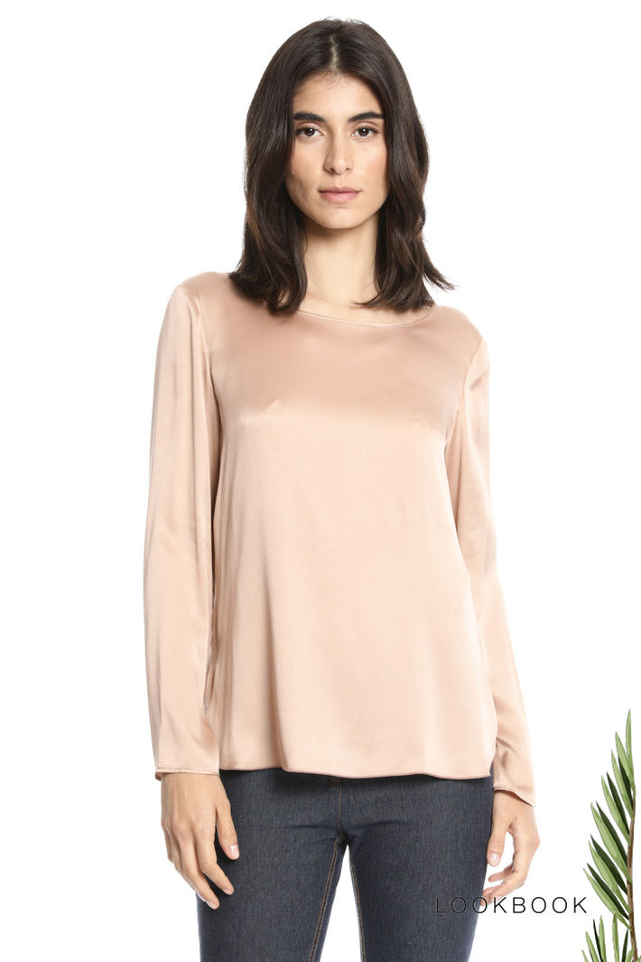 Silk satin blouse Intrend Silk satin blouse Intrend