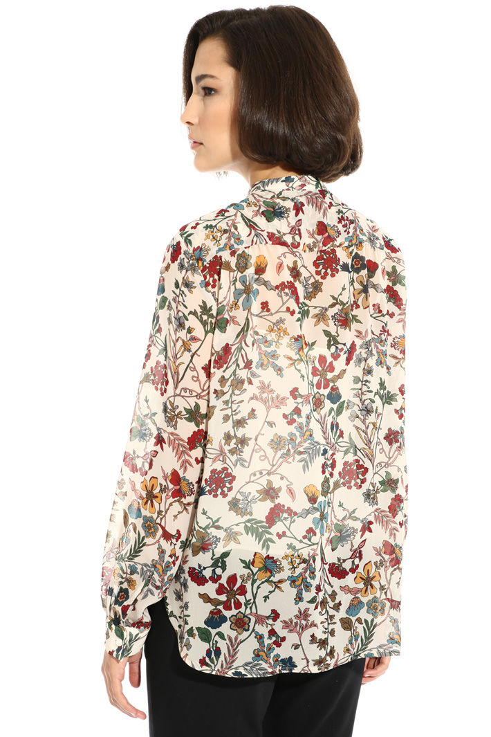 Printed chiffon blouse Intrend Printed chiffon blouse Intrend