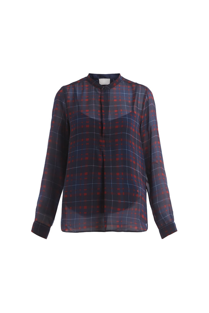 Printed chiffon blouse Intrend Printed chiffon blouse Intrend