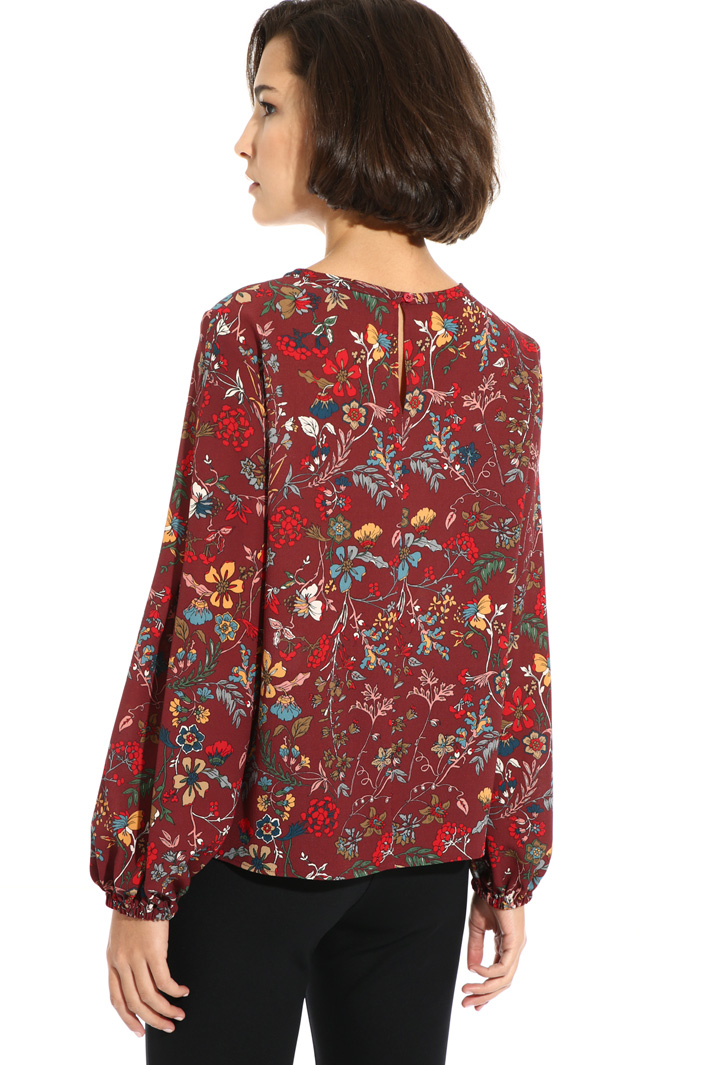 Printed crepe blouse Intrend Printed crepe blouse Intrend