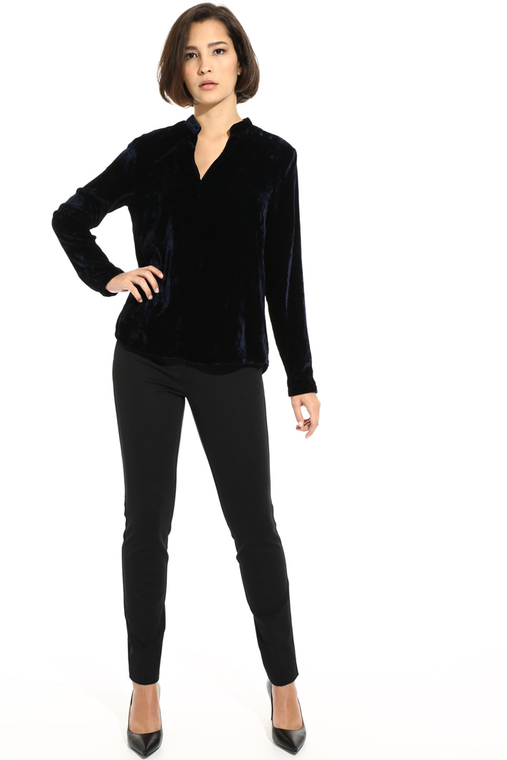 Velvet blouse Intrend Velvet blouse Intrend