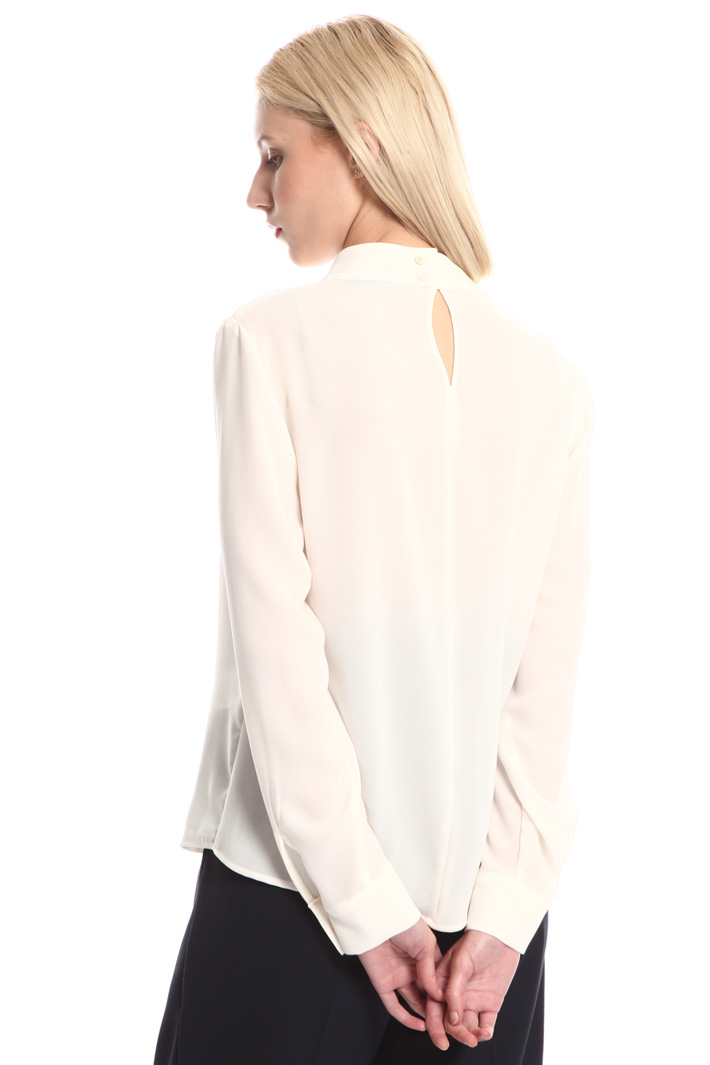 Band collar blouse Intrend Band collar blouse Intrend