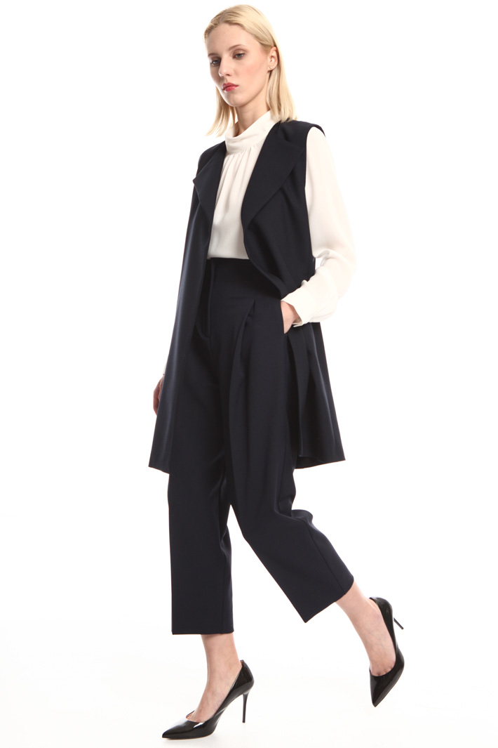 Band collar blouse Intrend Band collar blouse Intrend