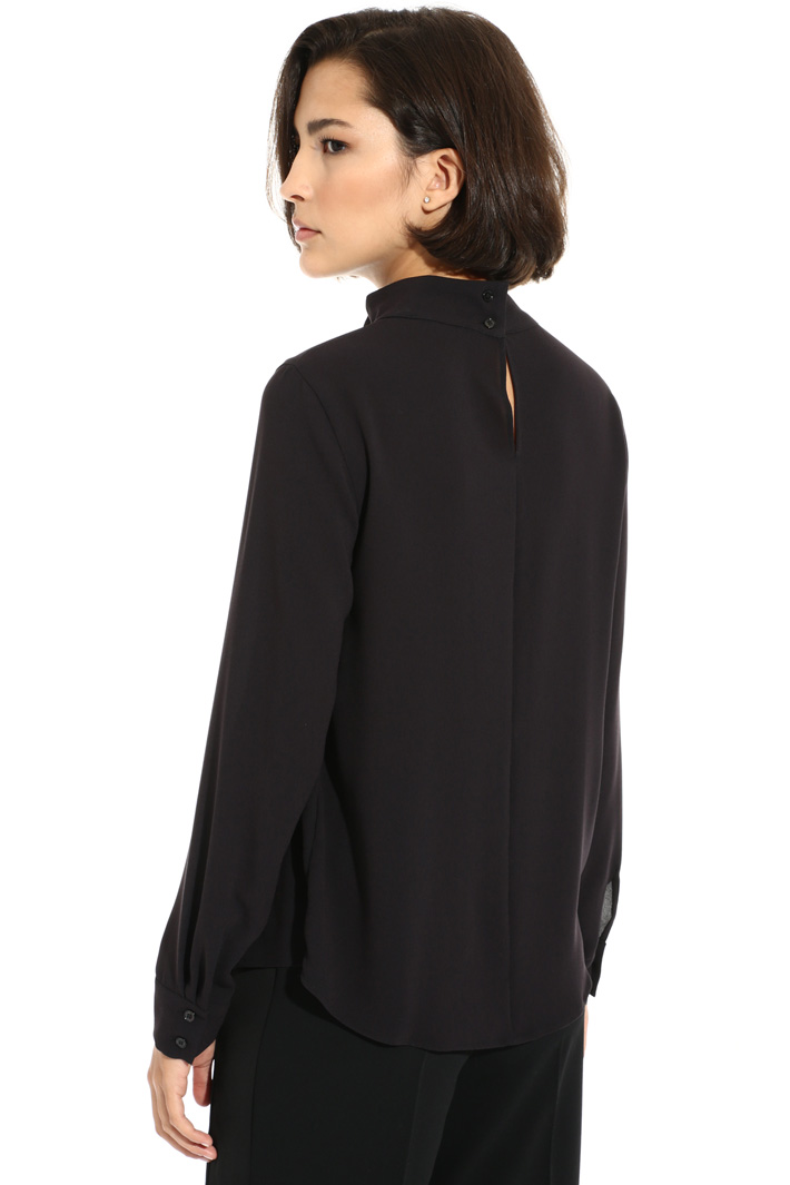 Band collar blouse Intrend Band collar blouse Intrend