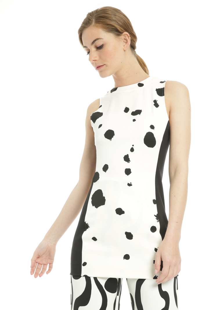 Fitted printed tunic Intrend Fitted printed tunic Intrend