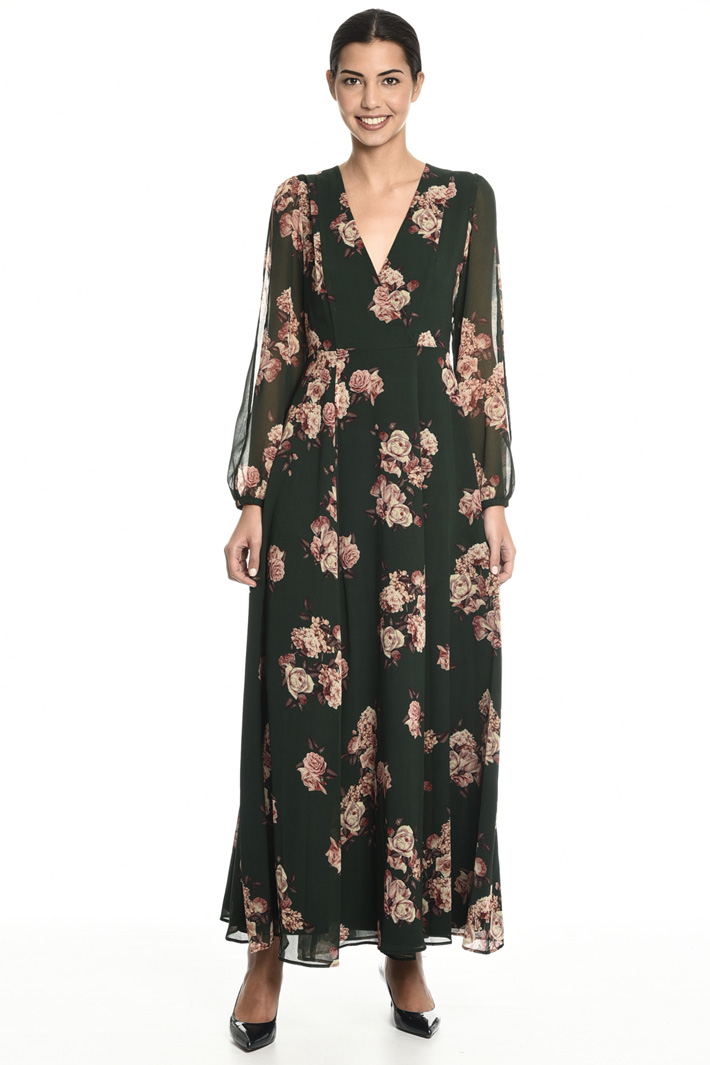 Printed georgette dress Intrend Printed georgette dress Intrend