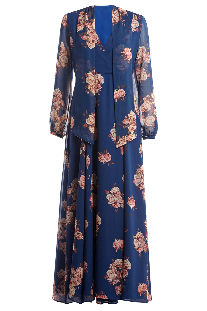 Printed georgette dress Intrend Printed georgette dress Intrend