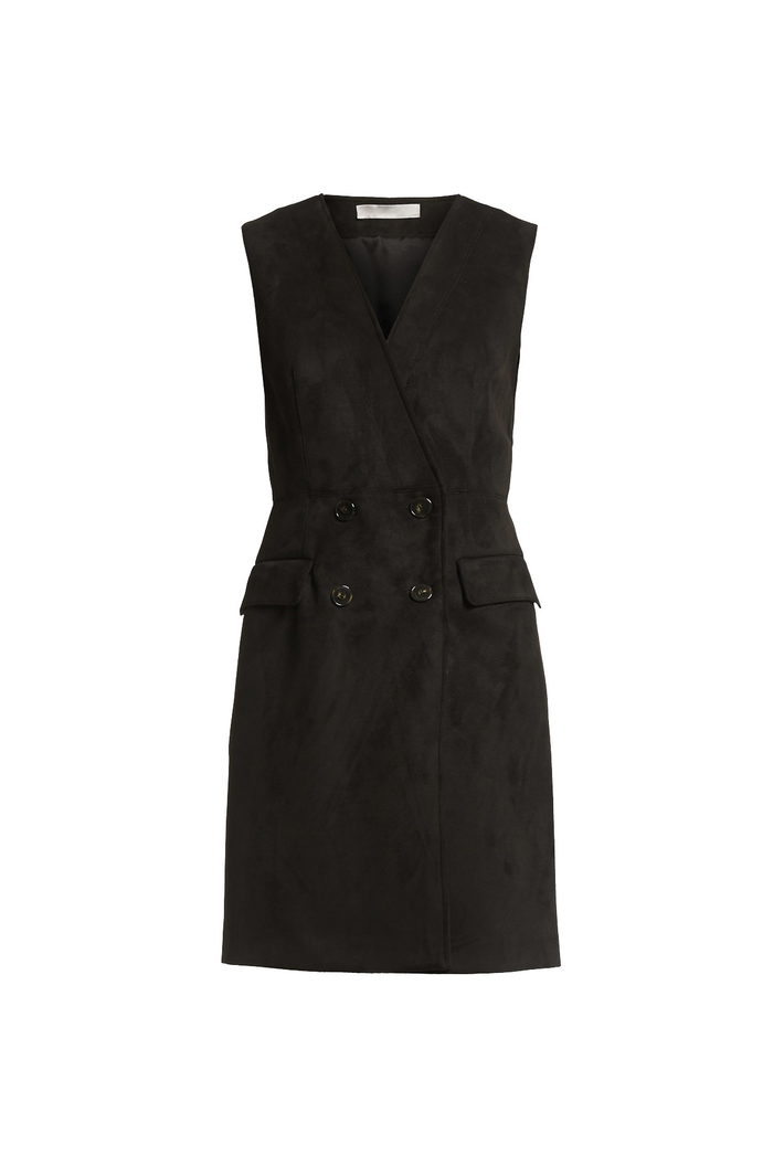 Suede-effect jersey dress Intrend Suede-effect jersey dress Intrend