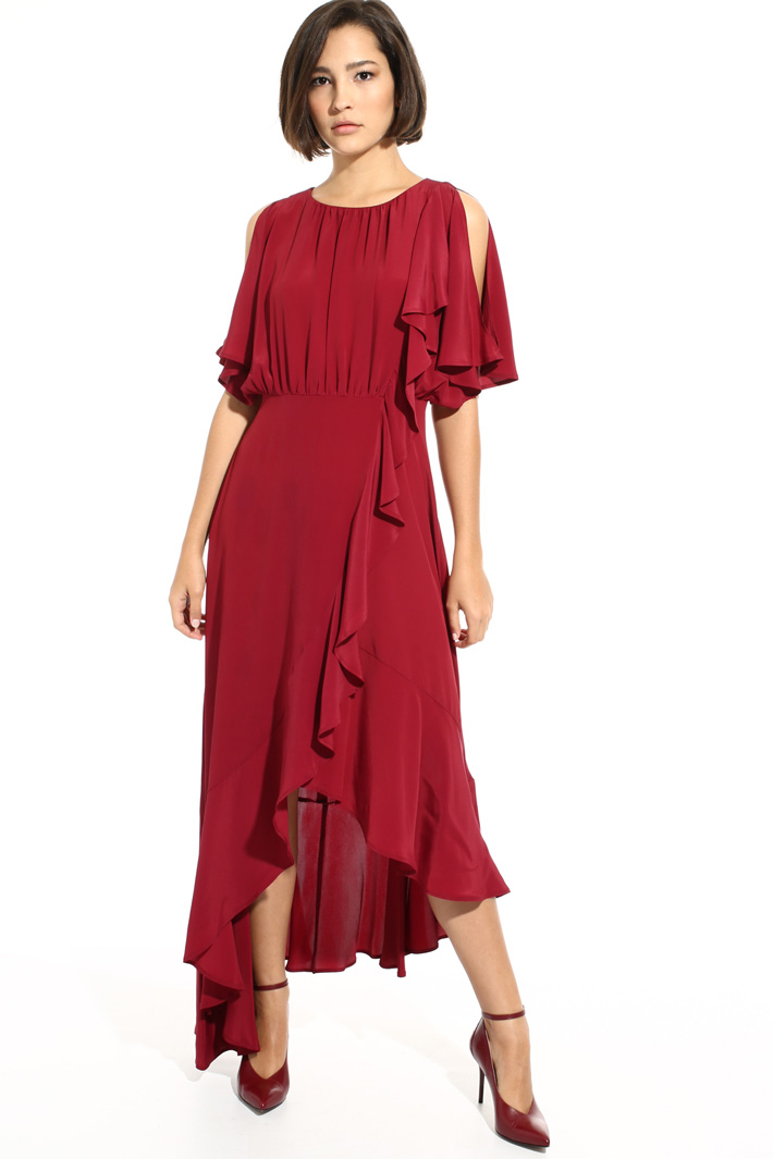 Fluid flounced dress Intrend Fluid flounced dress Intrend