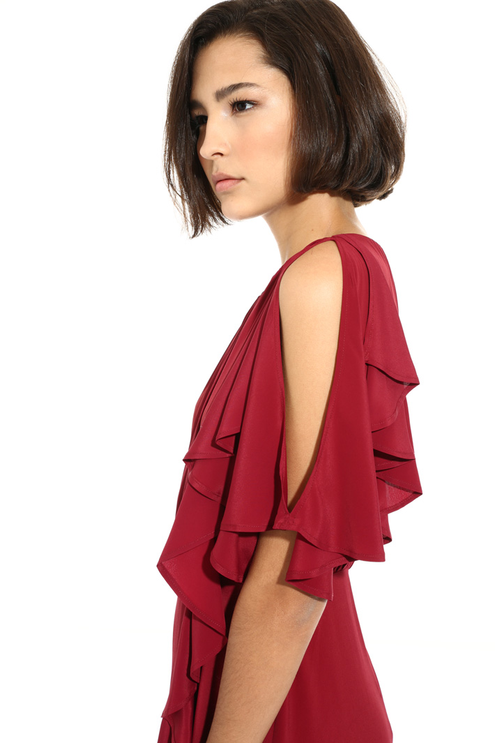Fluid flounced dress Intrend Fluid flounced dress Intrend