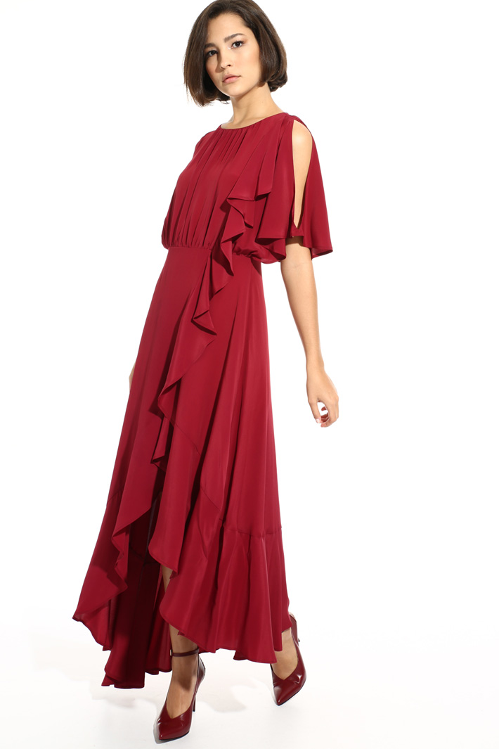 Fluid flounced dress Intrend Fluid flounced dress Intrend