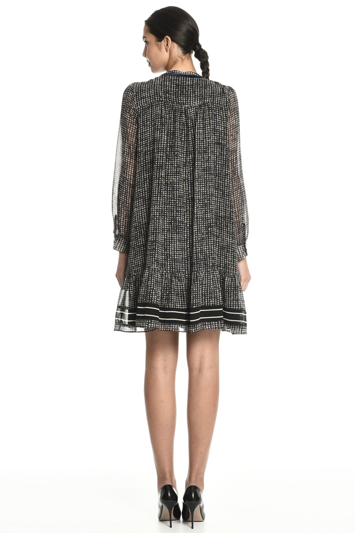 Printed georgette dress Intrend Printed georgette dress Intrend