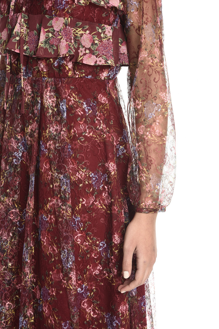 Printed lace dress Intrend Printed lace dress Intrend