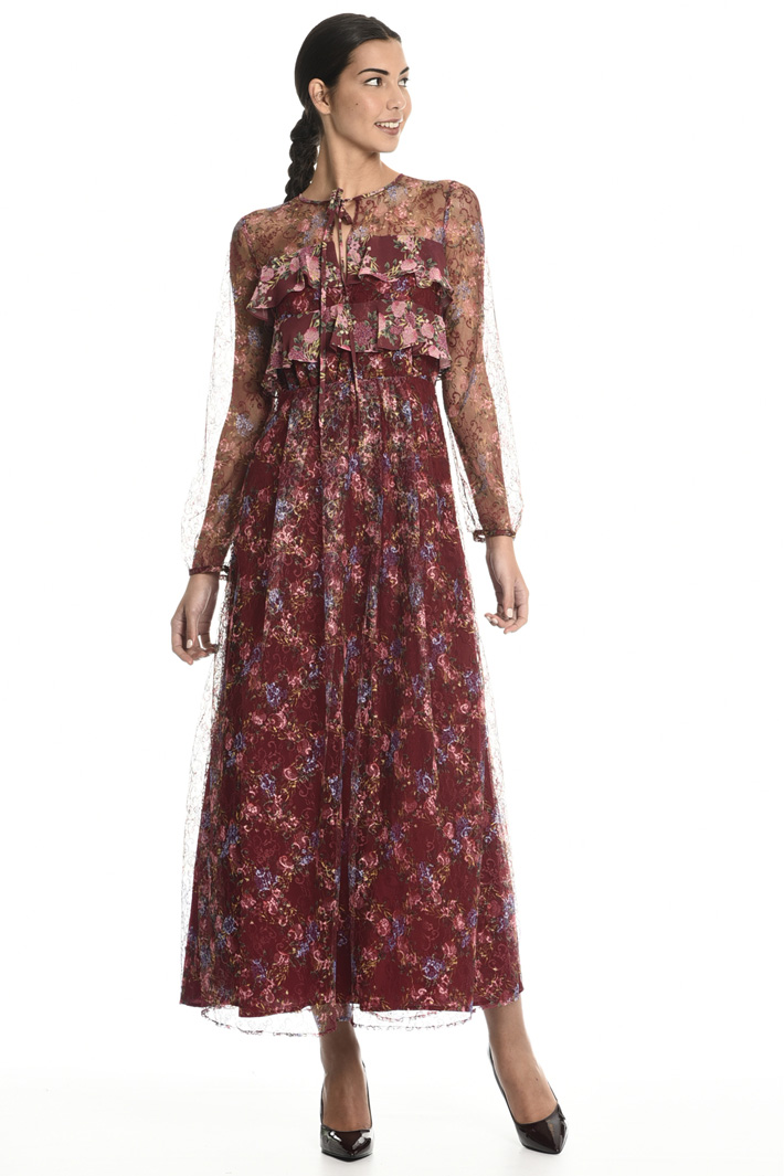 Printed lace dress Intrend Printed lace dress Intrend
