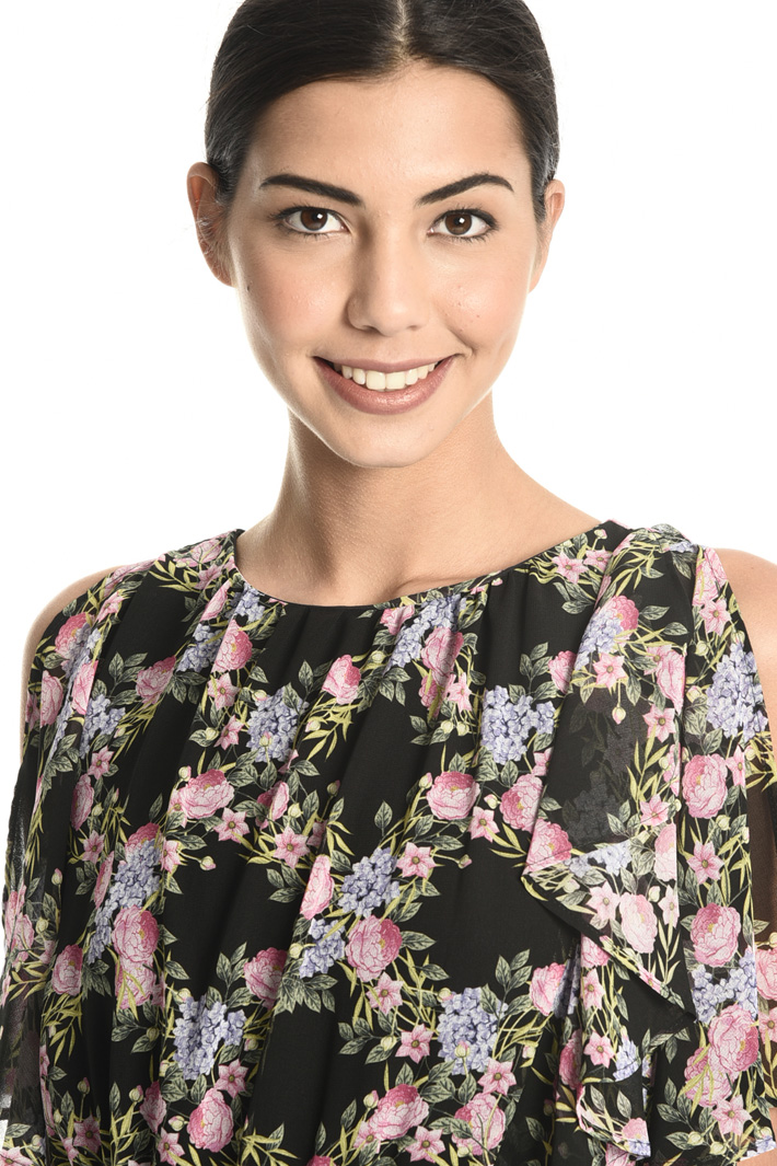Fluid georgette dress Intrend Fluid georgette dress Intrend
