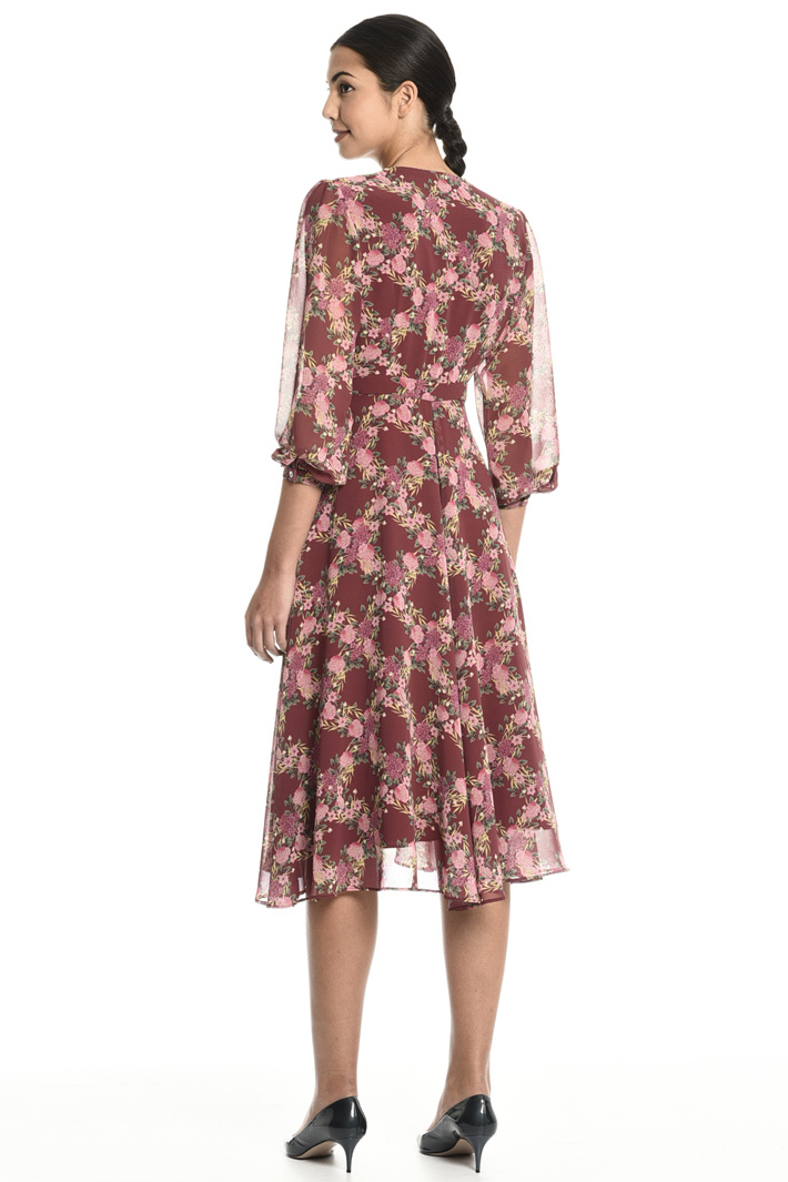 Midi georgette dress Intrend Midi georgette dress Intrend