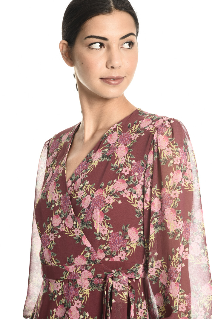 Midi georgette dress Intrend Midi georgette dress Intrend