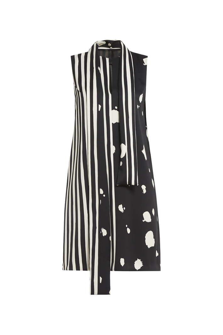 Printed satin dress Intrend Printed satin dress Intrend