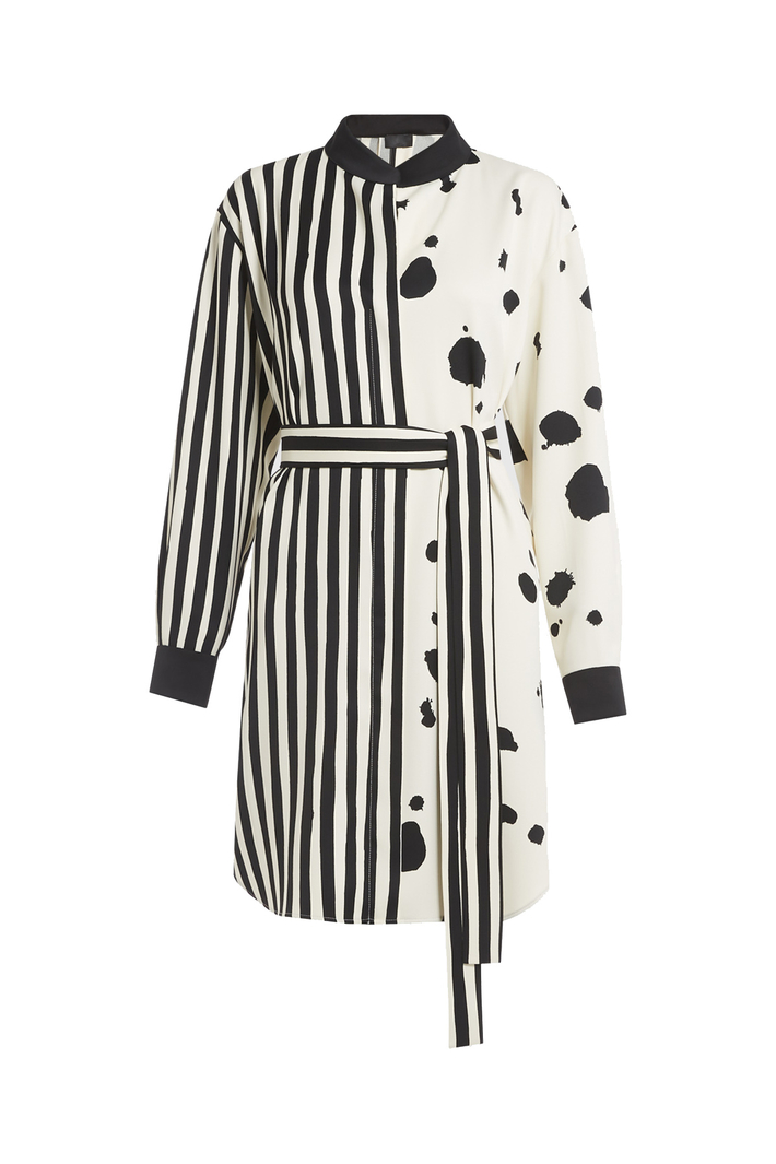 Two-tone printed dress Intrend Two-tone printed dress Intrend