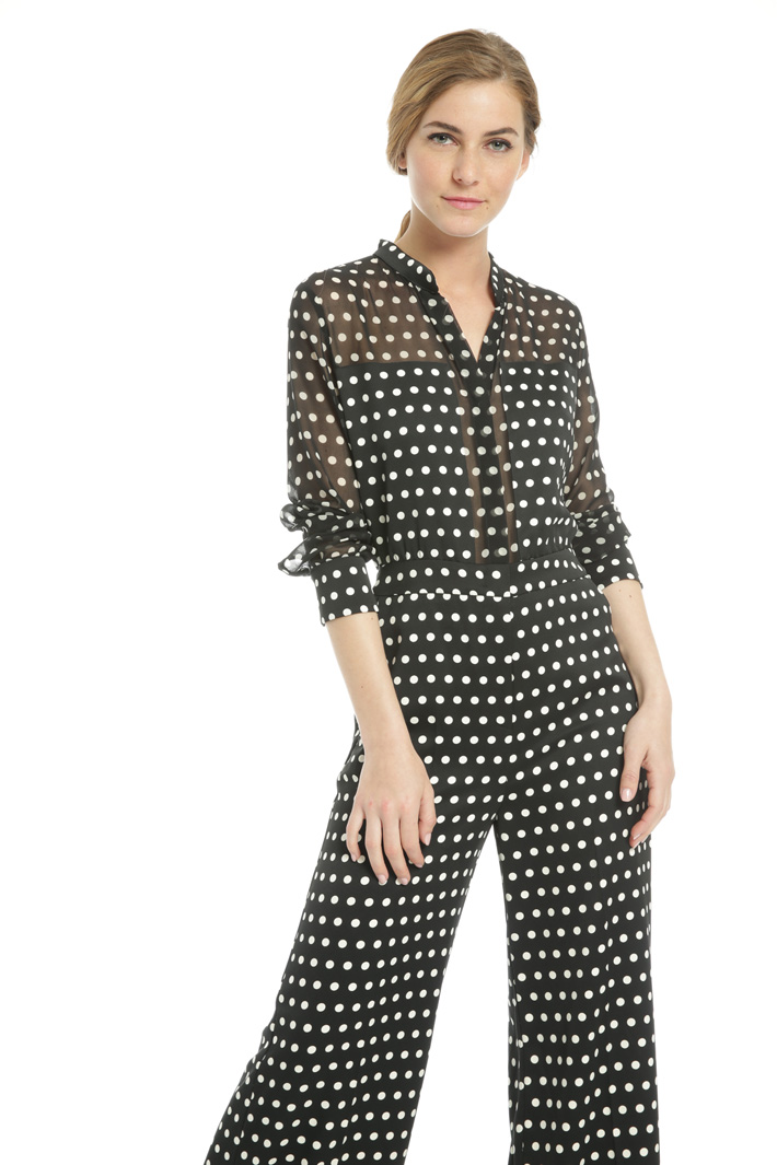 Crepe envers satin jumpsuit Intrend Crepe envers satin jumpsuit Intrend