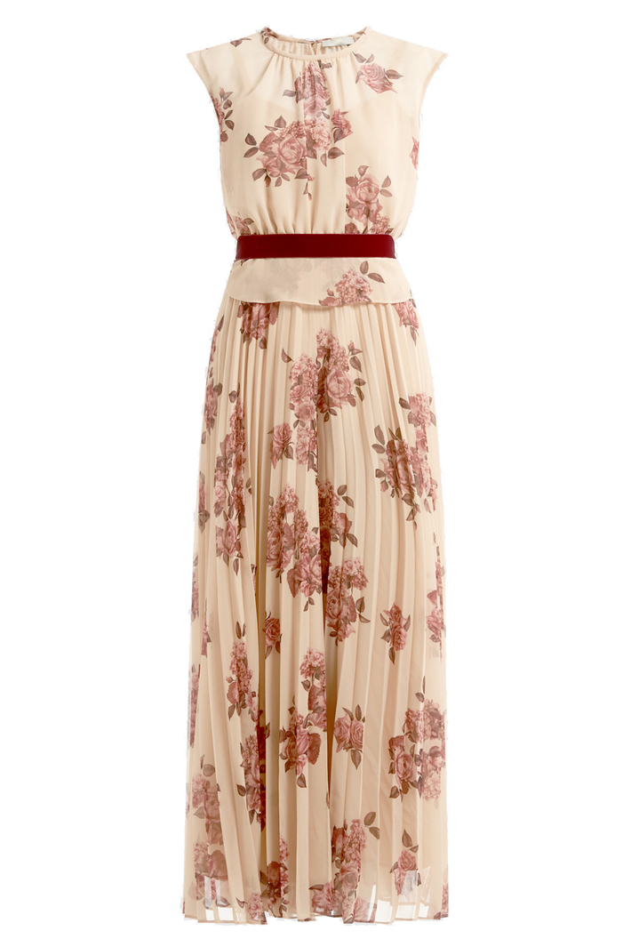 Pleated georgette jumpsuit Intrend Pleated georgette jumpsuit Intrend
