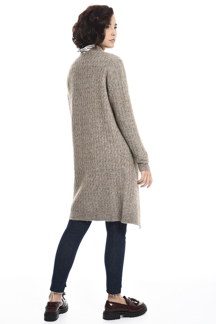 Long wool blend cardigan Intrend Long wool blend cardigan Intrend