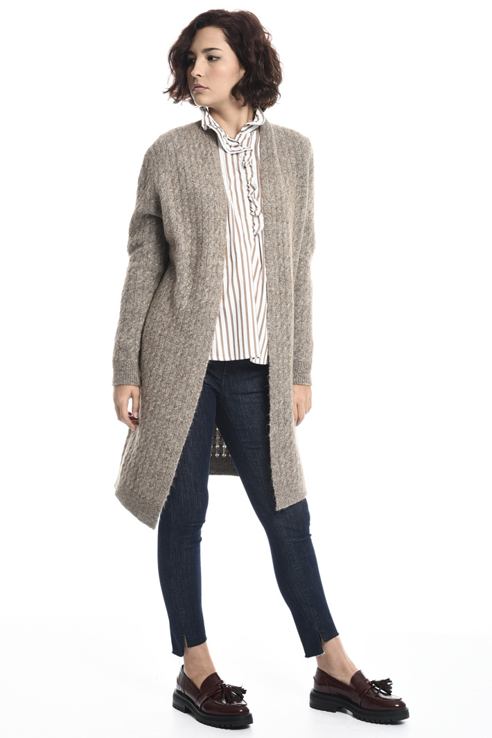 Long wool blend cardigan Intrend Long wool blend cardigan Intrend