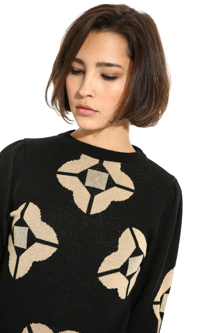 Puff sleeve sweater Intrend Puff sleeve sweater Intrend