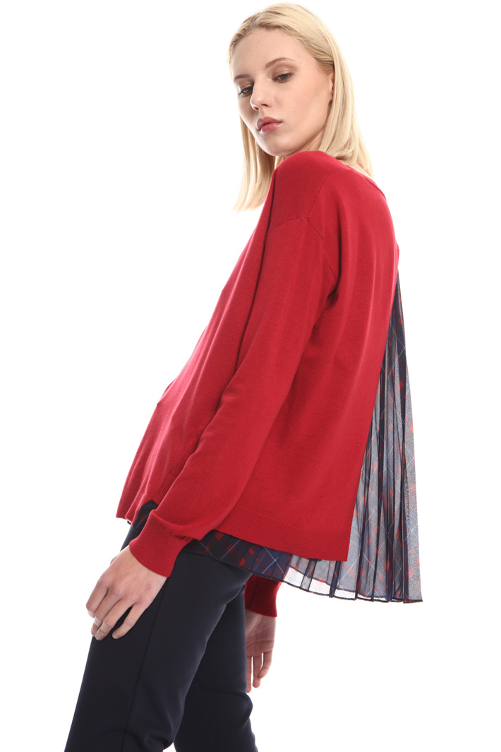 Georgette insert sweater Intrend Georgette insert sweater Intrend