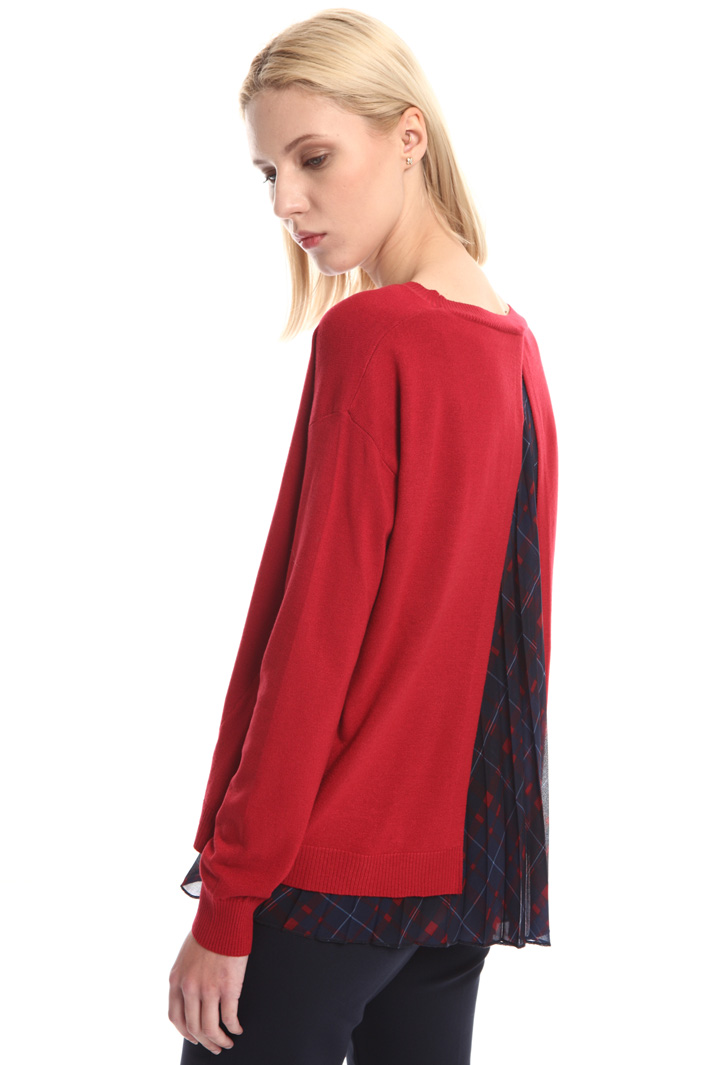Georgette insert sweater Intrend Georgette insert sweater Intrend